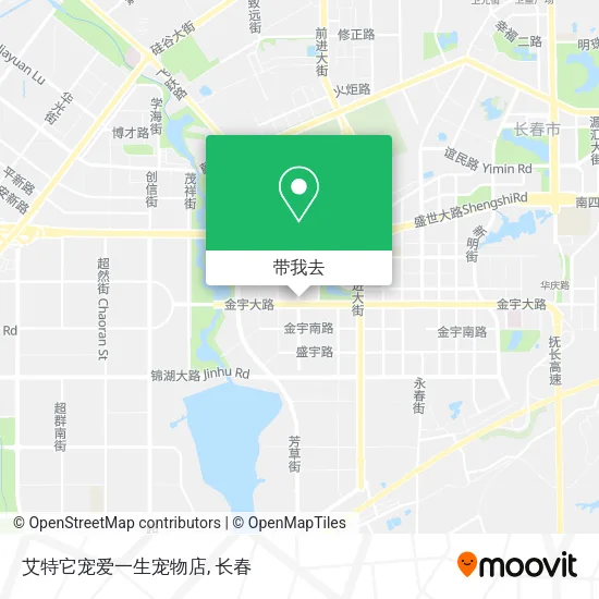 艾特它宠爱一生宠物店地图
