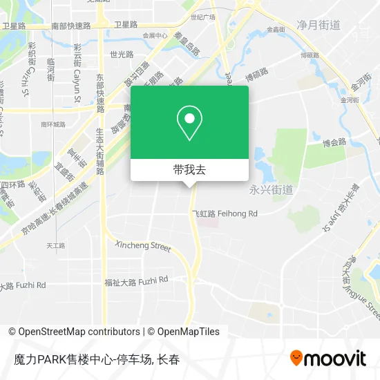 魔力PARK售楼中心-停车场地图