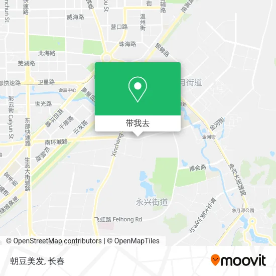 朝豆美发地图