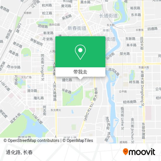 通化路地图