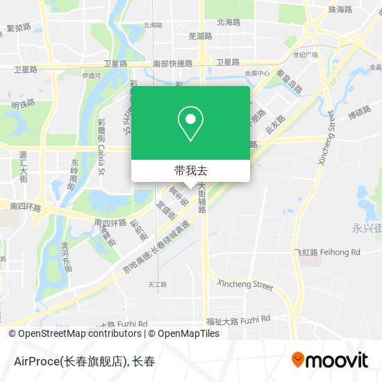 AirProce(长春旗舰店)地图