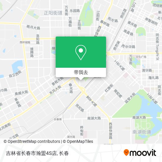 吉林省长春市瀚盟4S店地图