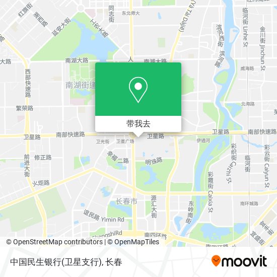 中国民生银行(卫星支行)地图