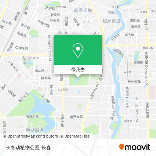 长春动植物公园地图