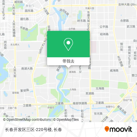 长春开发区三区-220号楼地图