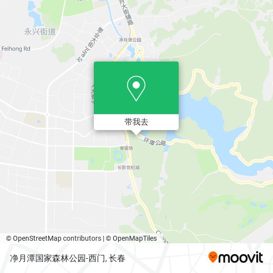 净月潭国家森林公园-西门地图