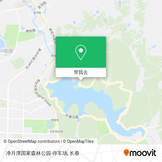 净月潭国家森林公园-停车场地图