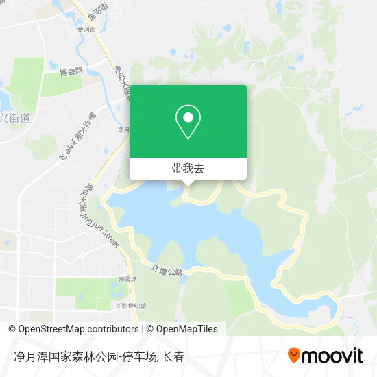 净月潭国家森林公园-停车场地图