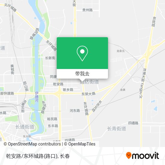 乾安路/东环城路(路口)地图