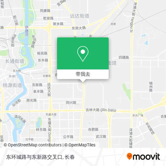 东环城路与东新路交叉口地图