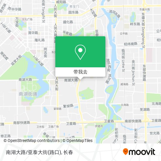 南湖大路/亚泰大街(路口)地图