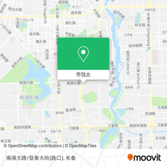 南湖大路/亚泰大街(路口)地图