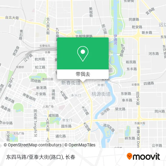东四马路/亚泰大街(路口)地图