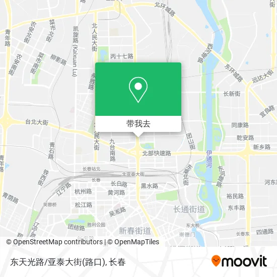 东天光路/亚泰大街(路口)地图