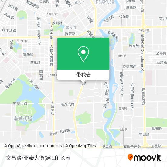 文昌路/亚泰大街(路口)地图
