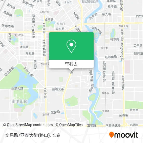 文昌路/亚泰大街(路口)地图