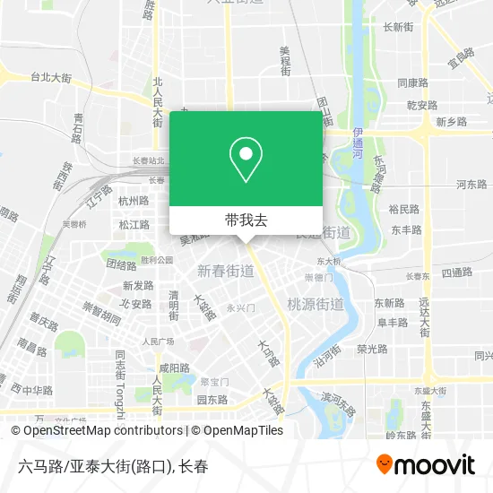 六马路/亚泰大街(路口)地图