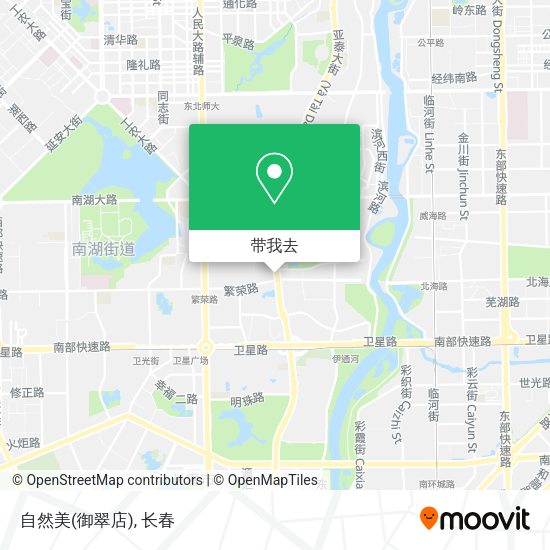 自然美(御翠店)地图