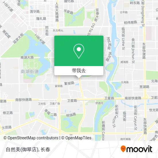 自然美(御翠店)地图