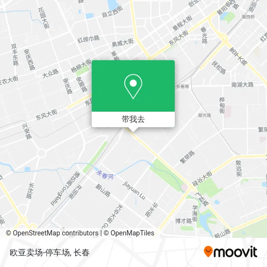 欧亚卖场-停车场地图