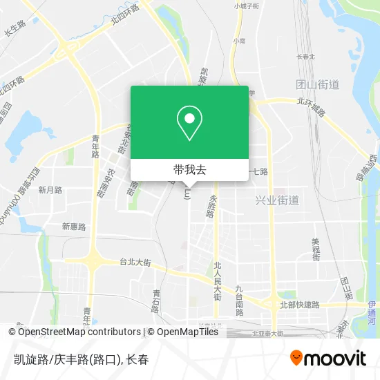 凯旋路/庆丰路(路口)地图