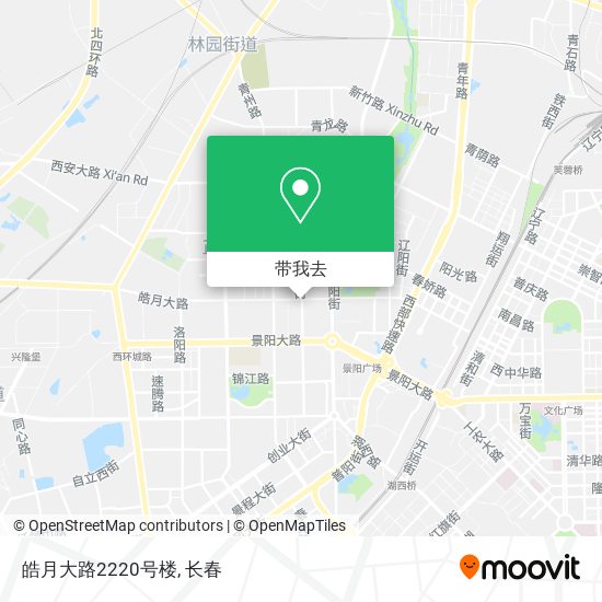 皓月大路2220号楼地图