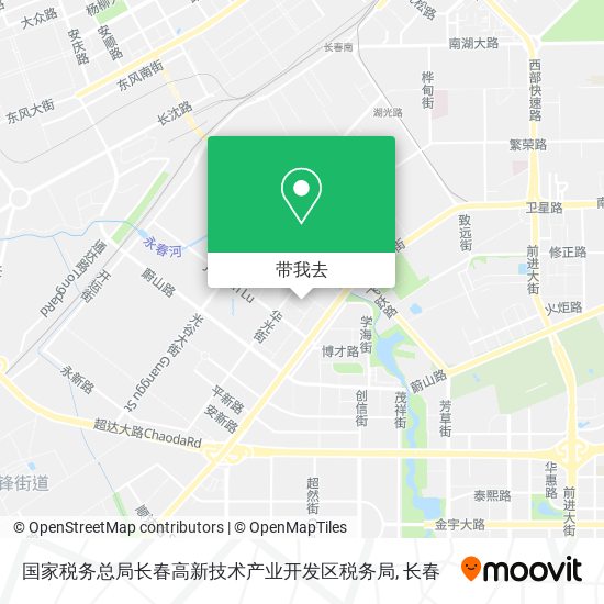 国家税务总局长春高新技术产业开发区税务局地图