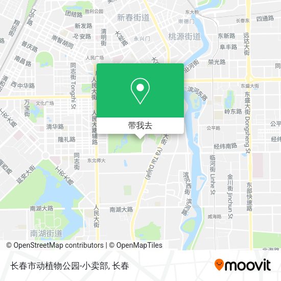 长春市动植物公园-小卖部地图