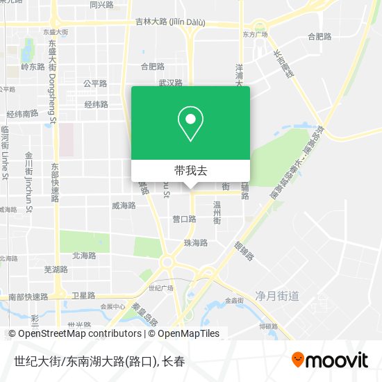 世纪大街/东南湖大路(路口)地图