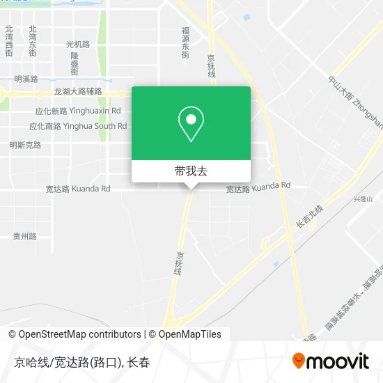 京哈线/宽达路(路口)地图