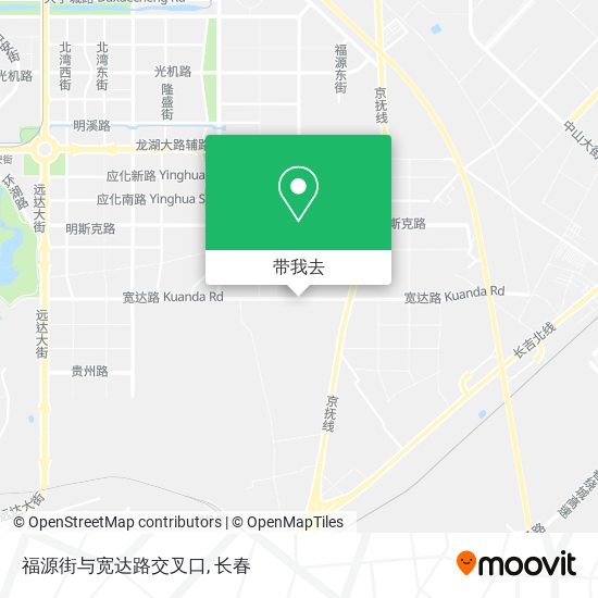 福源街与宽达路交叉口地图