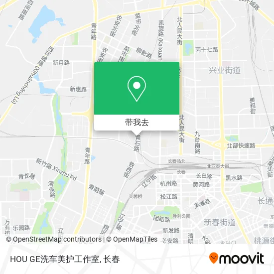 HOU GE洗车美护工作室地图