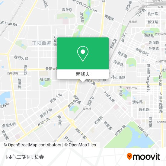 同心二胡同地图
