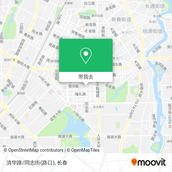 清华路/同志街(路口)地图