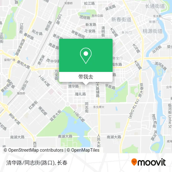 清华路/同志街(路口)地图