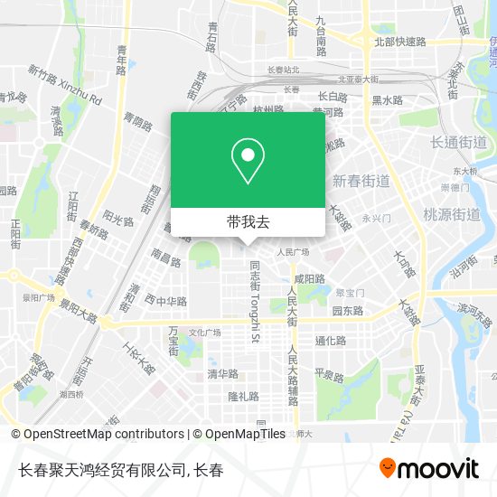 长春聚天鸿经贸有限公司地图