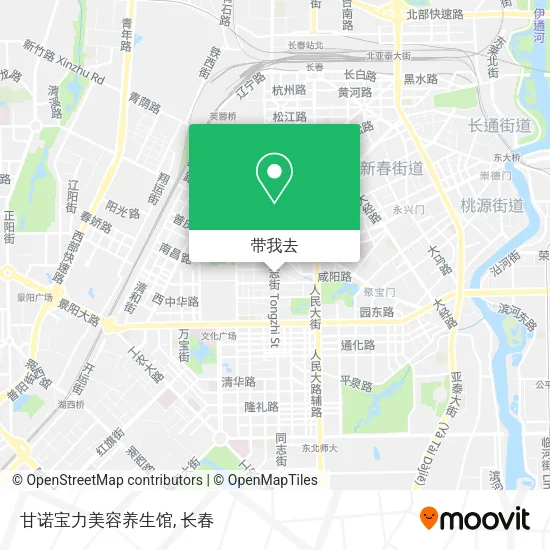 甘诺宝力美容养生馆地图