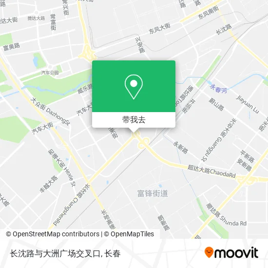 长沈路与大洲广场交叉口地图