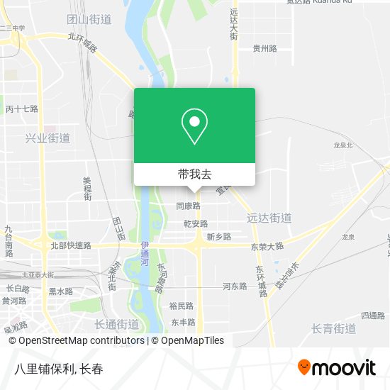 八里铺保利地图