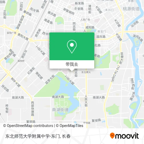 东北师范大学附属中学-东门地图