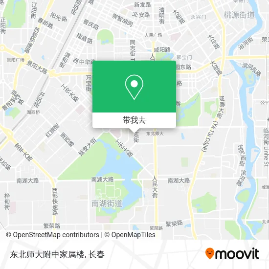 东北师大附中家属楼地图