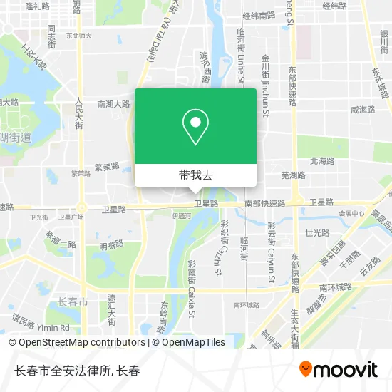长春市全安法律所地图