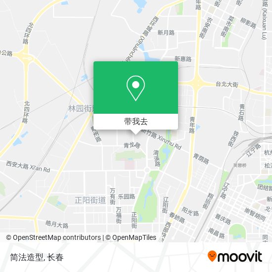 简法造型地图