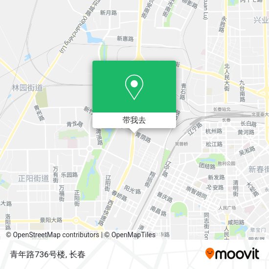 青年路736号楼地图