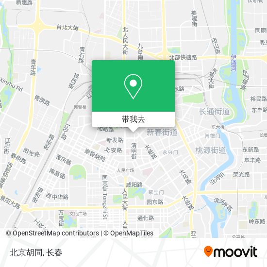 北京胡同地图
