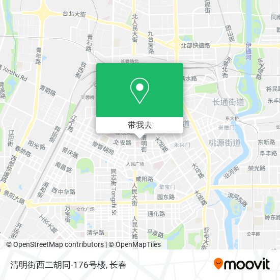 清明街西二胡同-176号楼地图