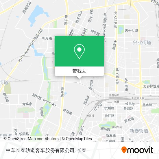 中车长春轨道客车股份有限公司地图