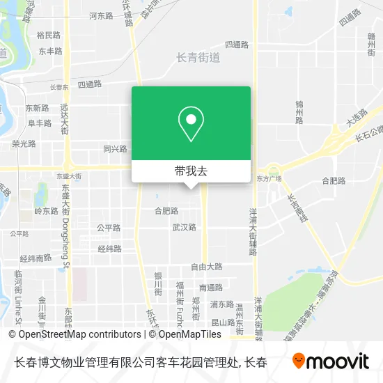长春博文物业管理有限公司客车花园管理处地图