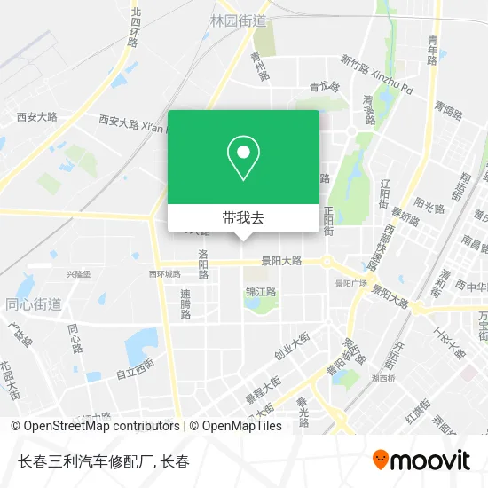 长春三利汽车修配厂地图
