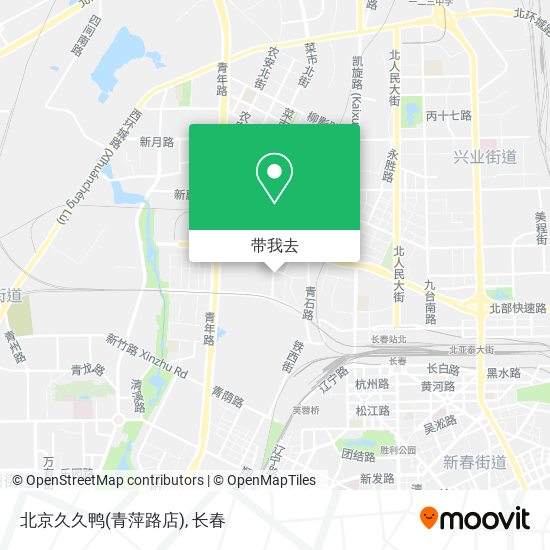 北京久久鸭(青萍路店)地图